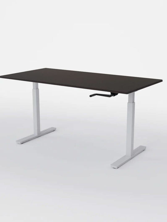 Bureau Assis Debout Réglage Manuel | HANDY GO - Plateau ESSENTIAL