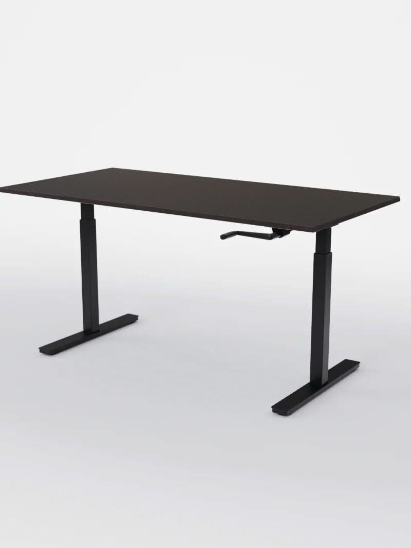 Bureau Assis Debout Réglage Manuel | HANDY GO - Plateau ESSENTIAL