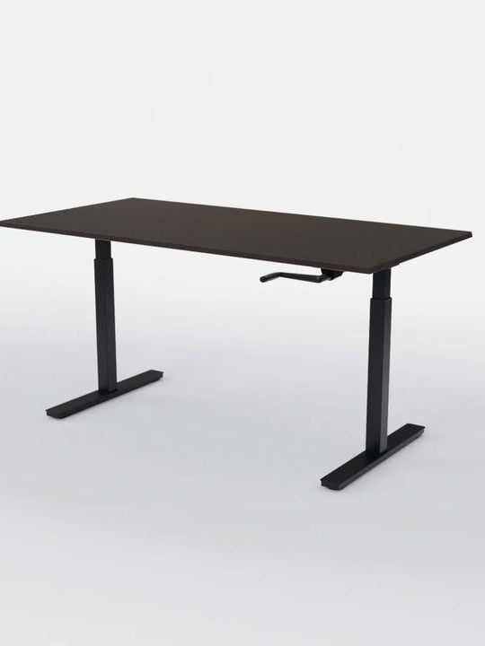 Bureau Assis Debout Réglage Manuel | HANDY GO - Plateau ESSENTIAL