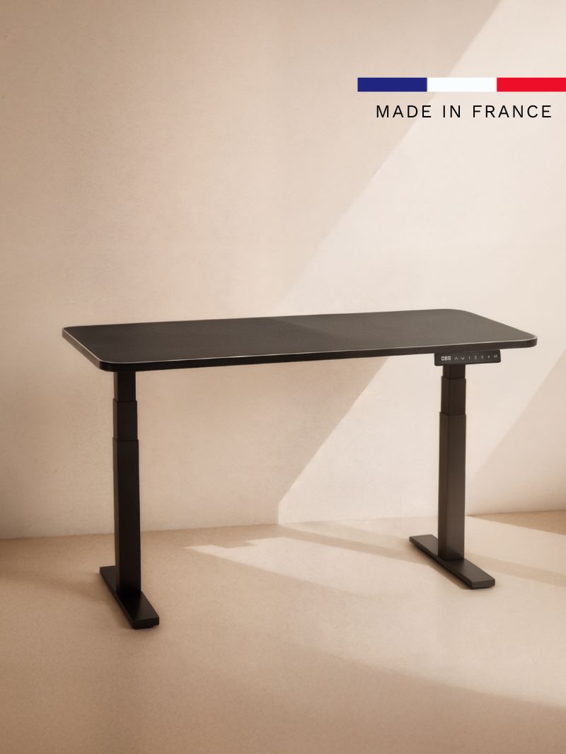 Bureau Assis Debout Made in France coins arrondis ADVANCED AUVA by AUM WORLD