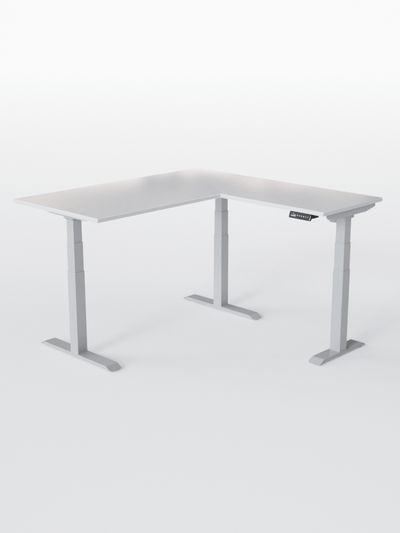 Bureau d'Angle Réglable en Hauteur Électrique | TRIPOD PRO - Plateau ESSENTIAL