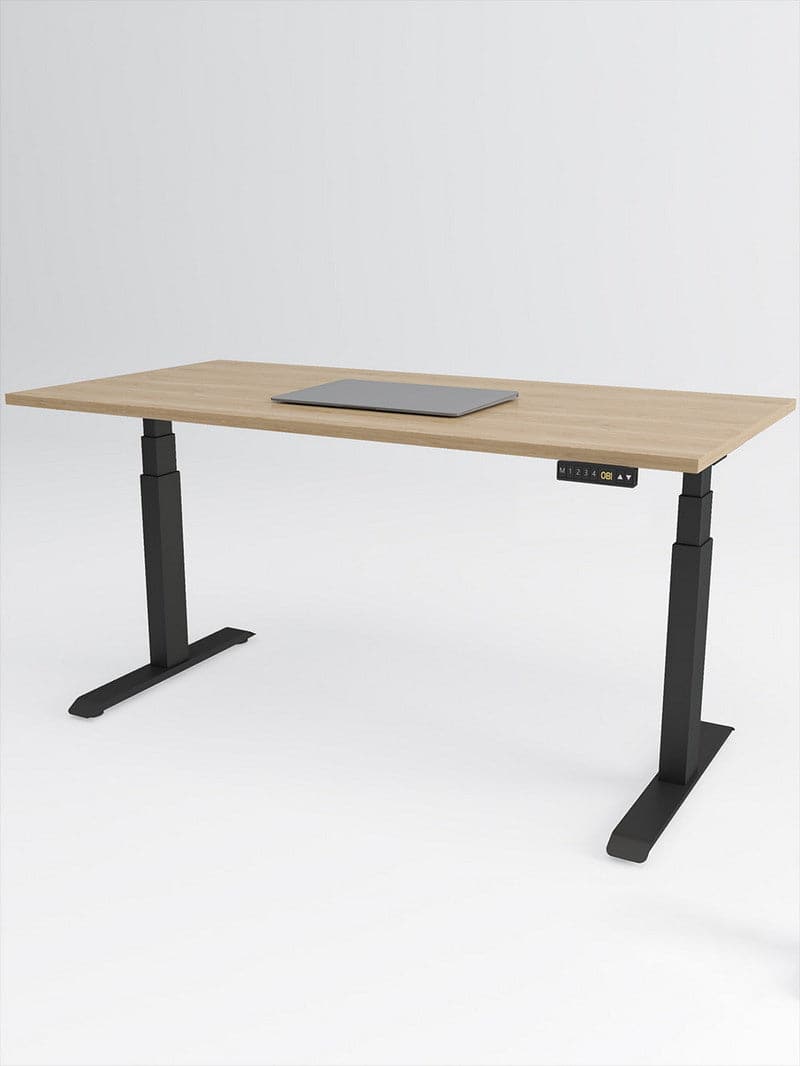 bureau_advanced_lite_noir_plateau_bois_clair