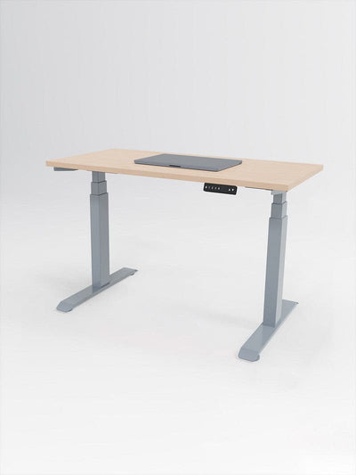 bureau_advanced_lite_small_gris_plateau_bois_clair