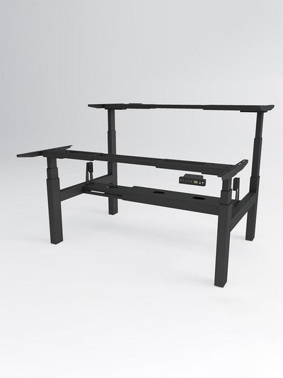 Pieds de Bench Open Space Réglable Électrique 2 personnes - DUO - Noir