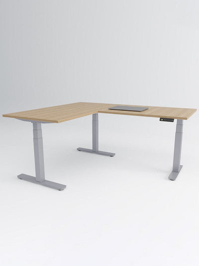 bureau_tripod_gris_plateau_bois_clair