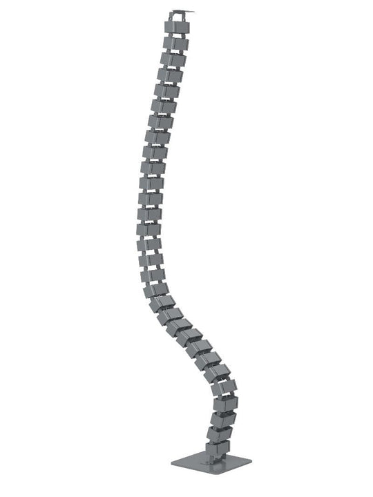 Goulotte_Passe-Câbles_Verticale_130 cm_Gris