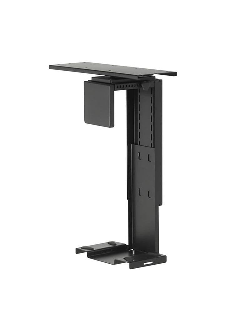 PUTORSEN Support PC Noir, Support pour Ordinateur à Installer sous Le  Bureau, Rotation 360 degrées